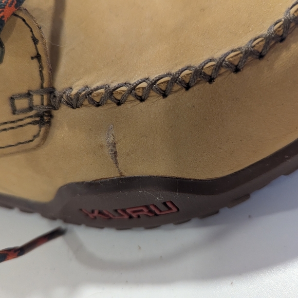 KURU women's quest hiking boot size 9 camping tan and maroon - Picture 6 of 8